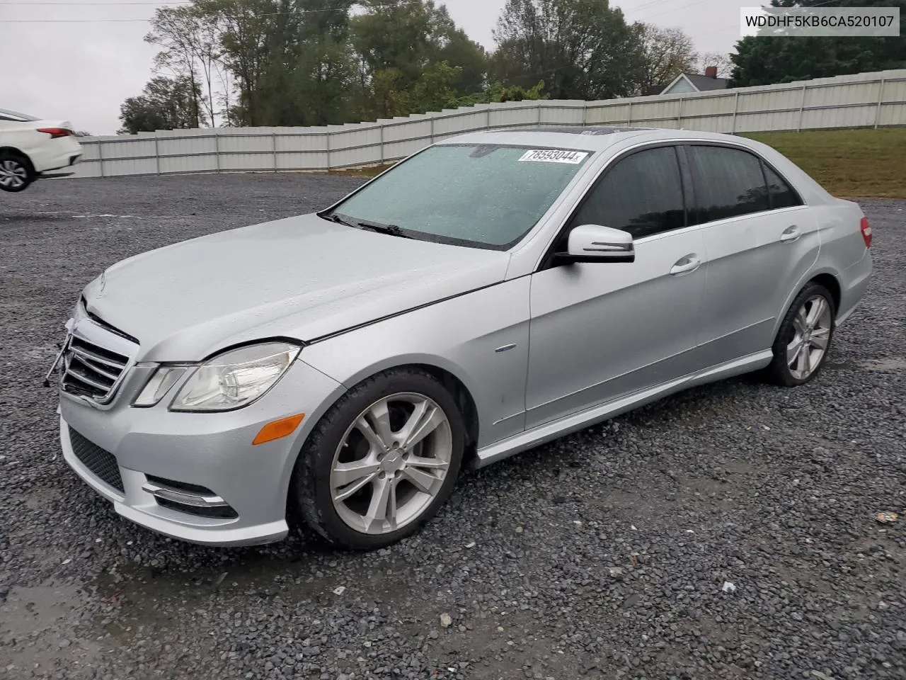 2012 Mercedes-Benz E 350 VIN: WDDHF5KB6CA520107 Lot: 78593044