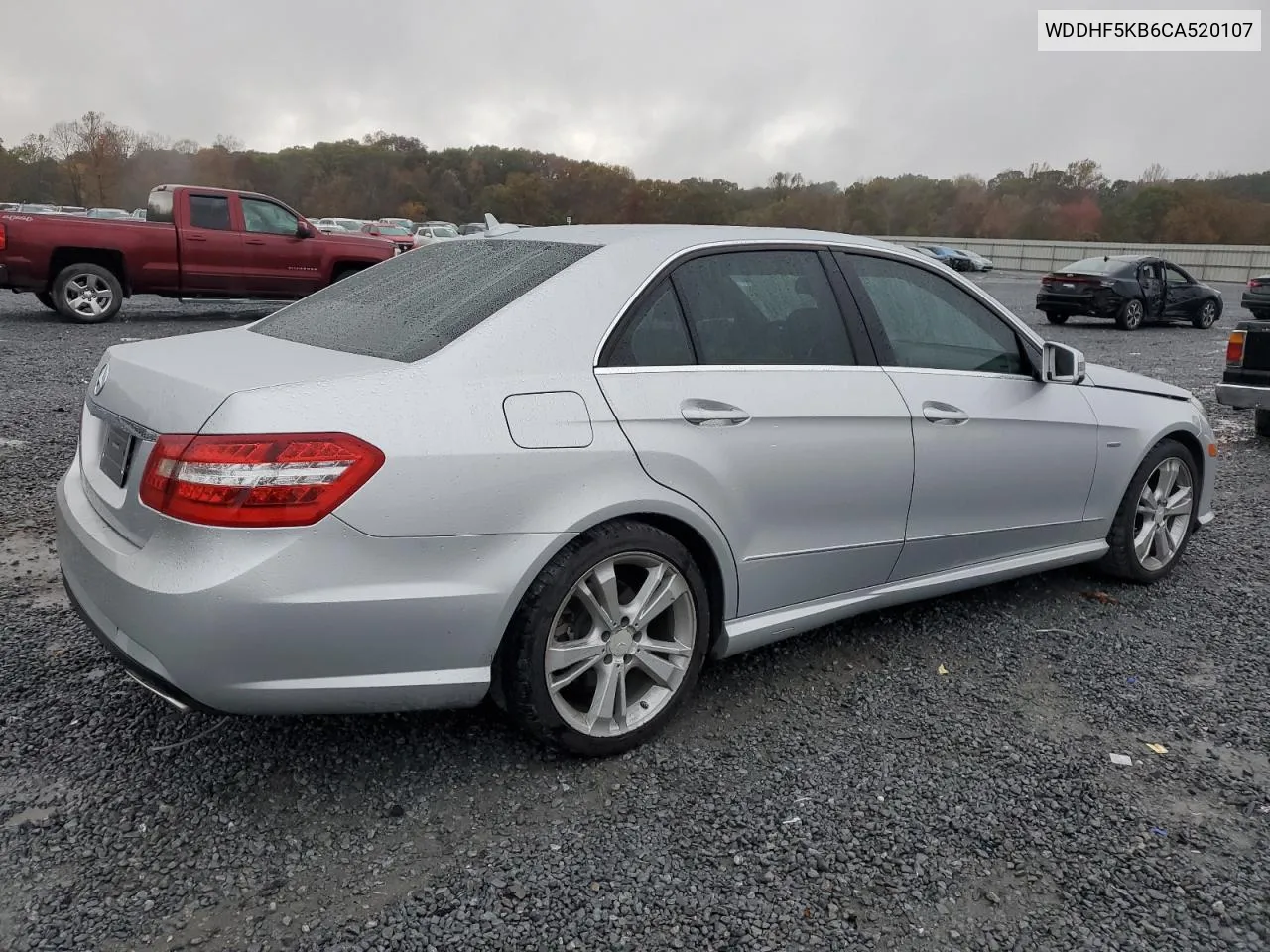 2012 Mercedes-Benz E 350 VIN: WDDHF5KB6CA520107 Lot: 78593044