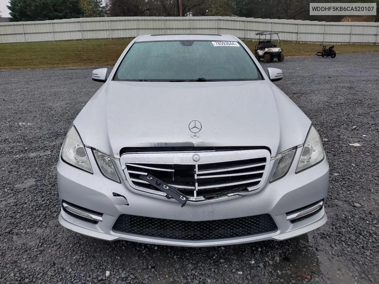 2012 Mercedes-Benz E 350 VIN: WDDHF5KB6CA520107 Lot: 78593044