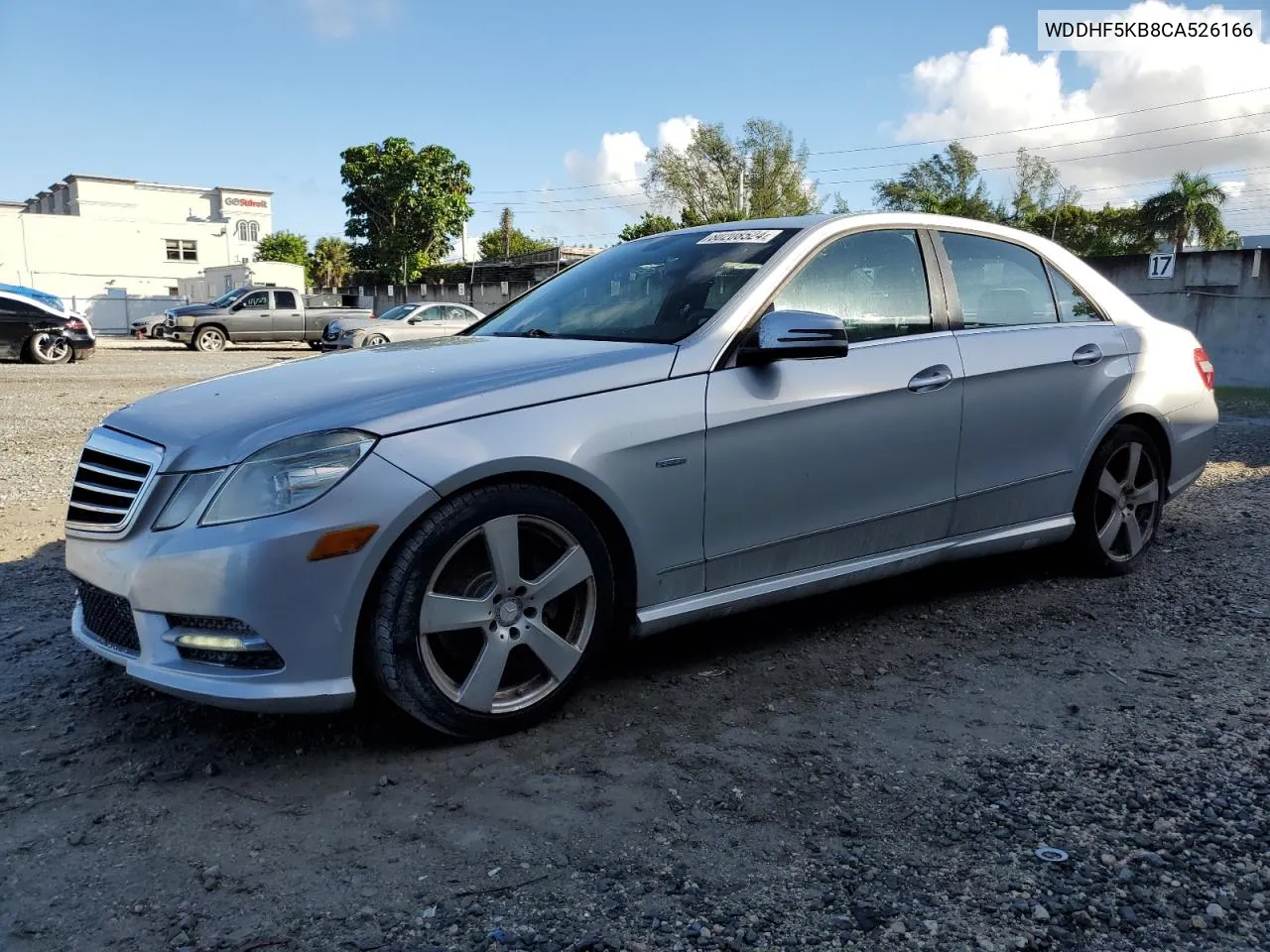 2012 Mercedes-Benz E 350 VIN: WDDHF5KB8CA526166 Lot: 80208524