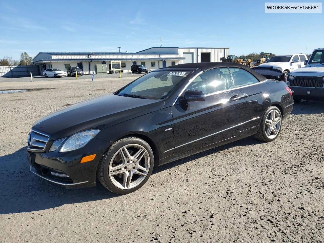 2012 Mercedes-Benz E 350 VIN: WDDKK5KF6CF155581 Lot: 80236674