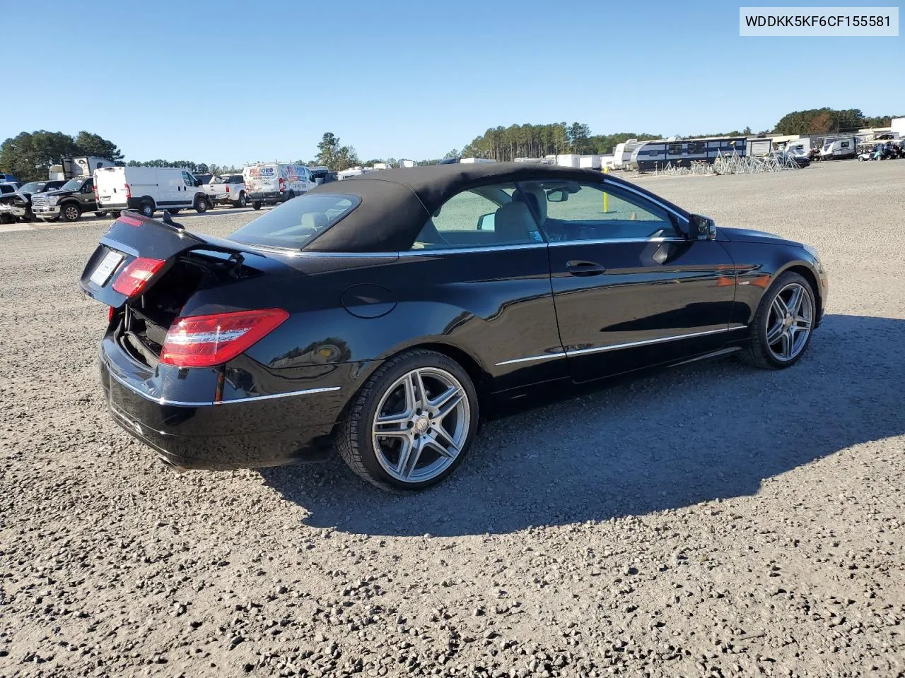 2012 Mercedes-Benz E 350 VIN: WDDKK5KF6CF155581 Lot: 80236674