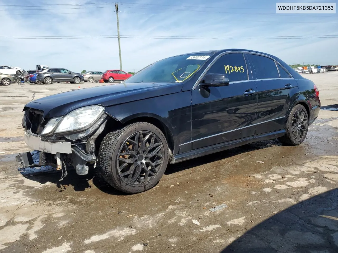 2013 Mercedes-Benz E 350 VIN: WDDHF5KB5DA721353 Lot: 53462114