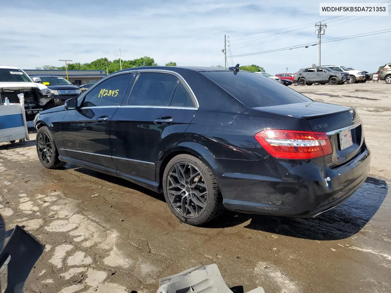 2013 Mercedes-Benz E 350 VIN: WDDHF5KB5DA721353 Lot: 53462114