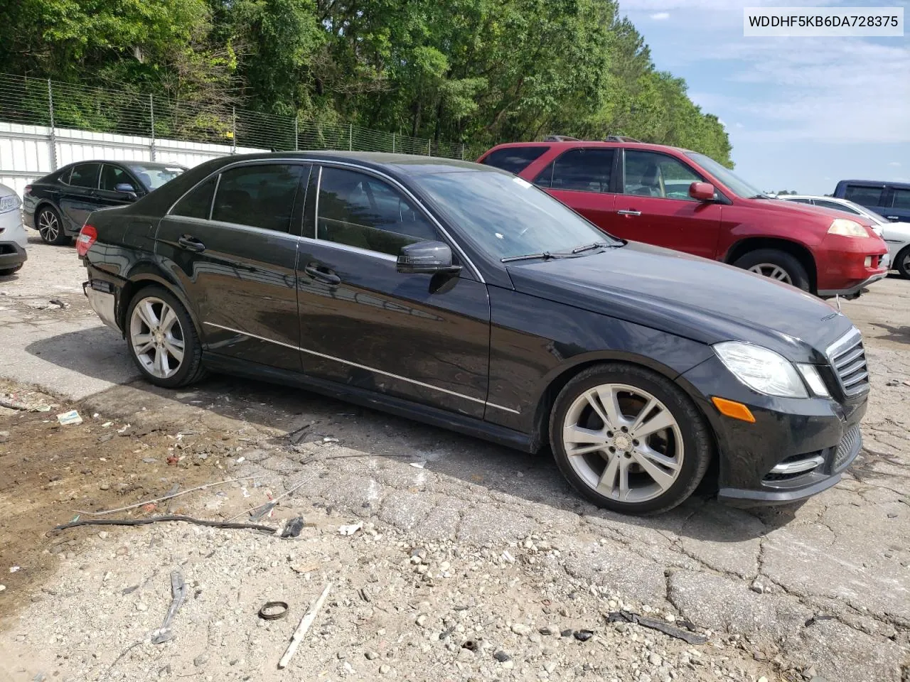 2013 Mercedes-Benz E 350 VIN: WDDHF5KB6DA728375 Lot: 56958174