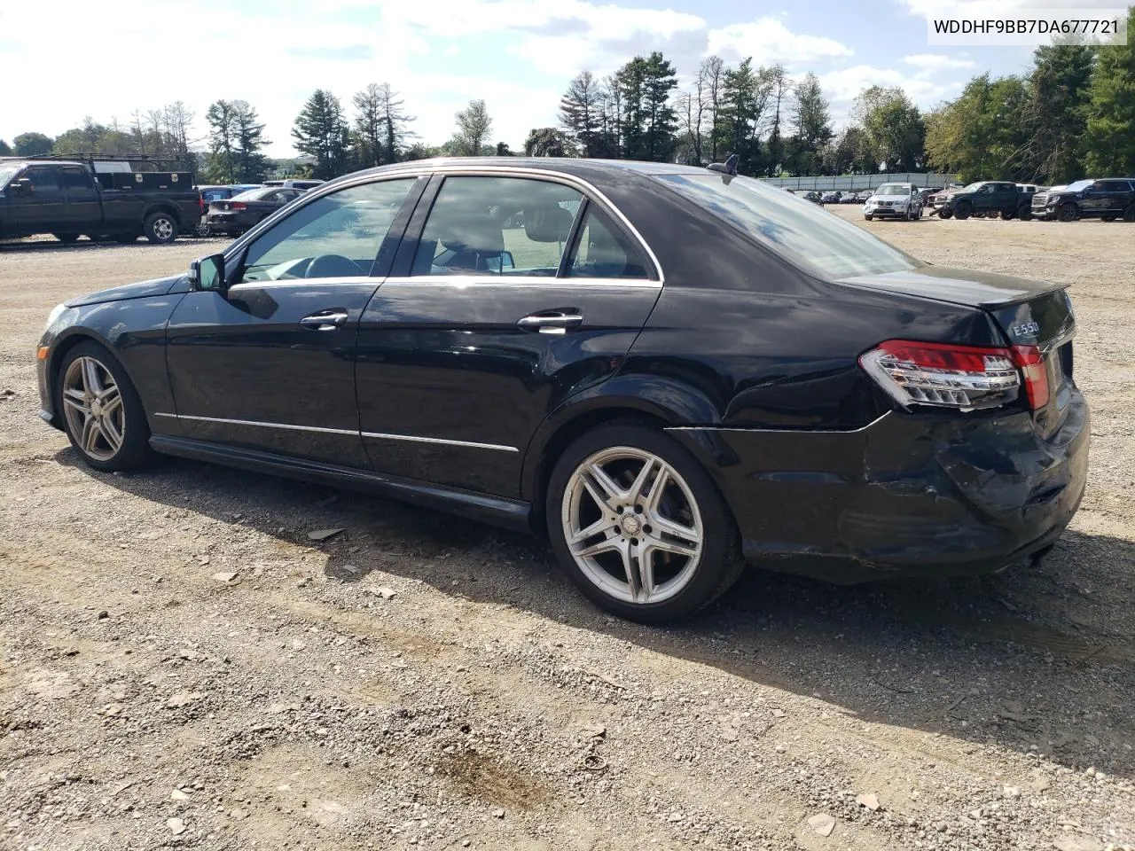 2013 Mercedes-Benz E 550 4Matic VIN: WDDHF9BB7DA677721 Lot: 63751584