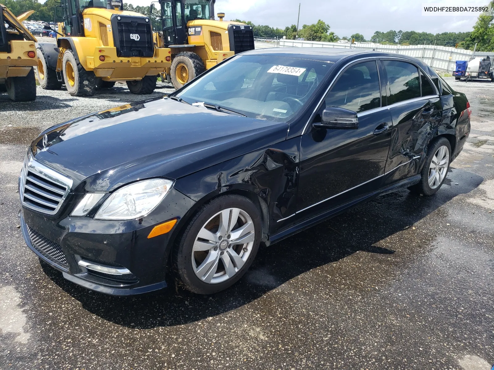 2013 Mercedes-Benz E 350 Bluetec VIN: WDDHF2EB8DA725892 Lot: 64178354