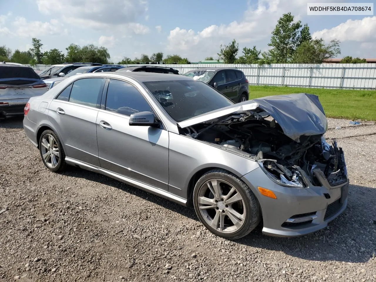 2013 Mercedes-Benz E 350 VIN: WDDHF5KB4DA708674 Lot: 72149794