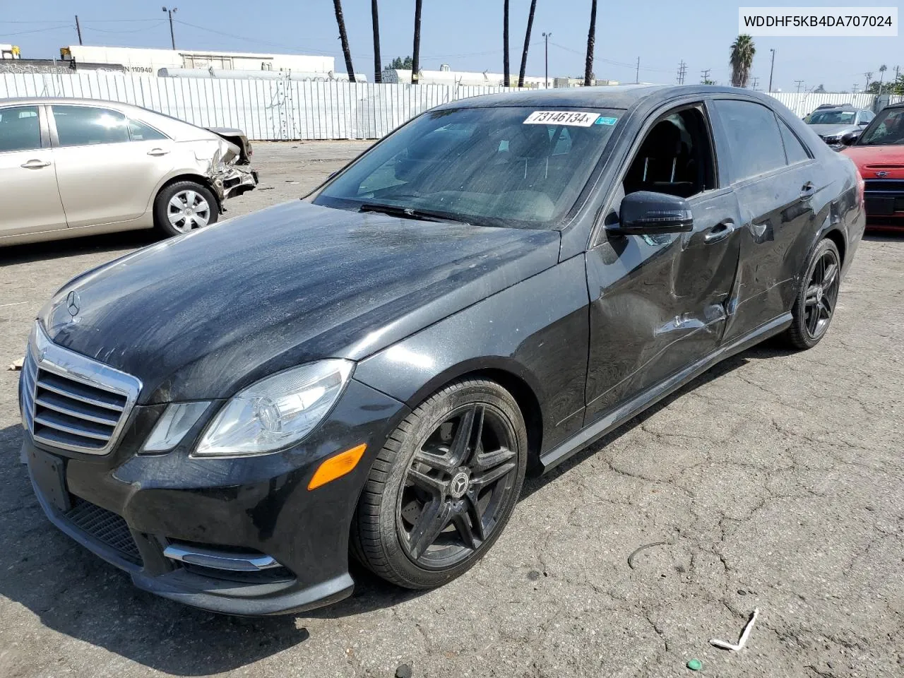 2013 Mercedes-Benz E 350 VIN: WDDHF5KB4DA707024 Lot: 73146134