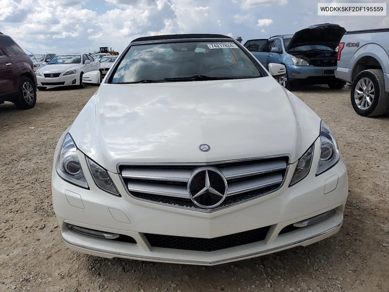 2013 Mercedes-Benz E 350 VIN: WDDKK5KF2DF195559 Lot: 74217824