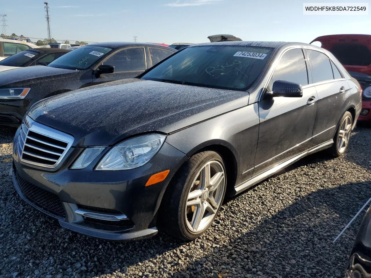 2013 Mercedes-Benz E 350 VIN: WDDHF5KB5DA722549 Lot: 74253034