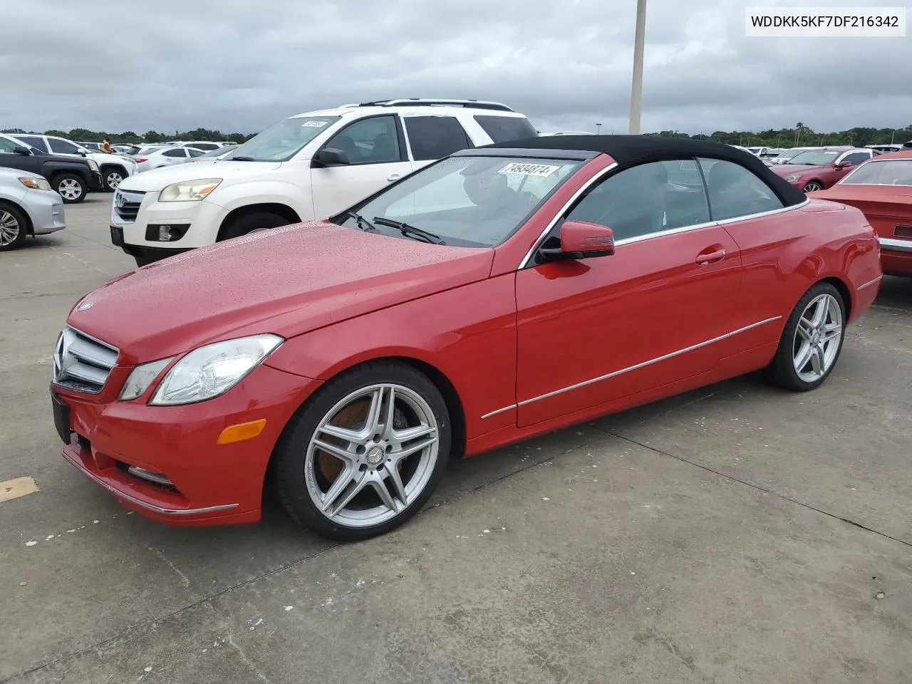 2013 Mercedes-Benz E 350 VIN: WDDKK5KF7DF216342 Lot: 74934874