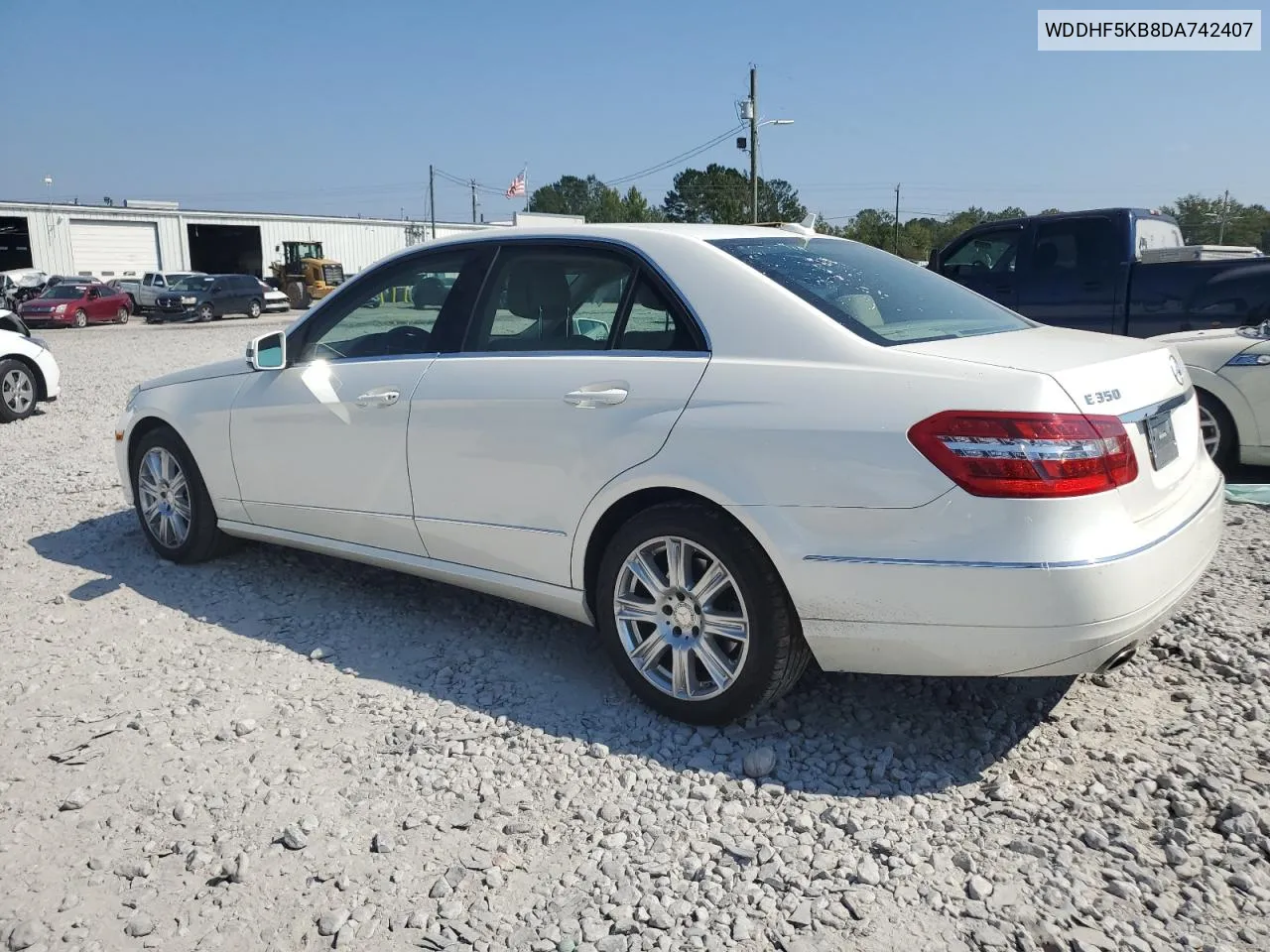 2013 Mercedes-Benz E 350 VIN: WDDHF5KB8DA742407 Lot: 75209514