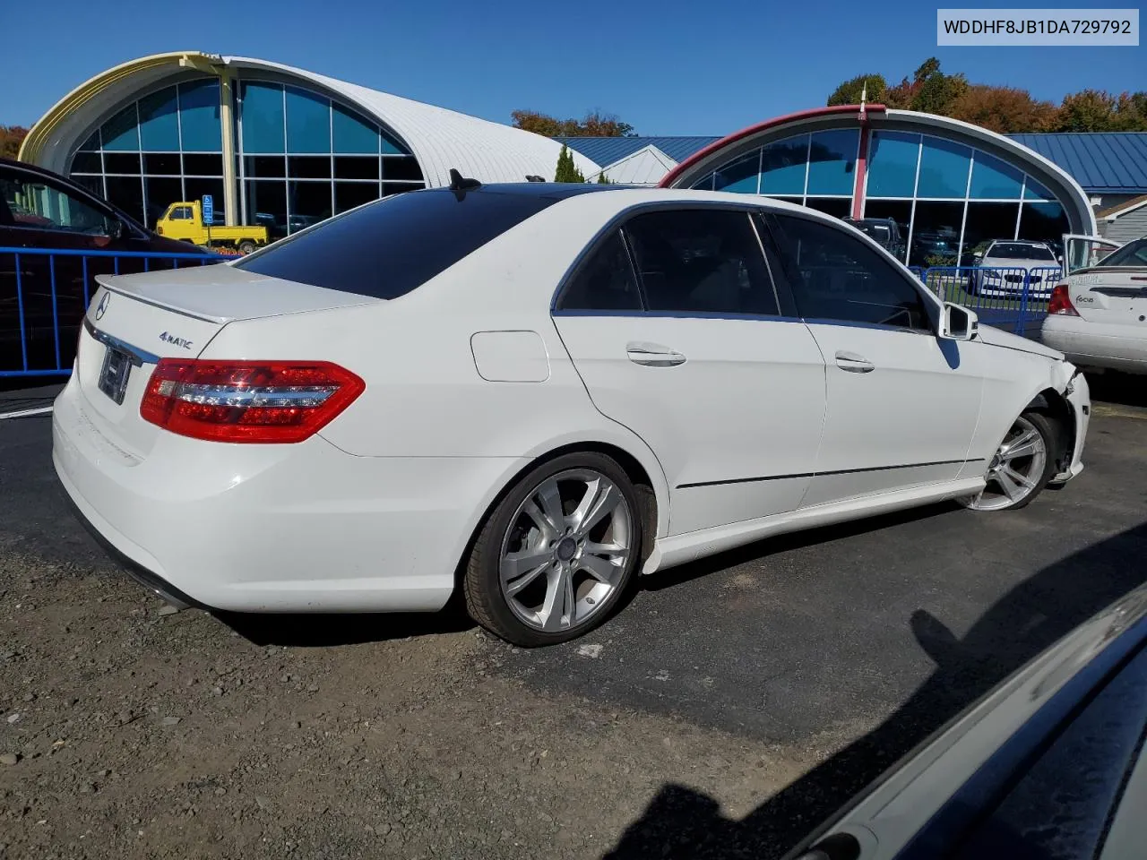 2013 Mercedes-Benz E 350 4Matic VIN: WDDHF8JB1DA729792 Lot: 75523164