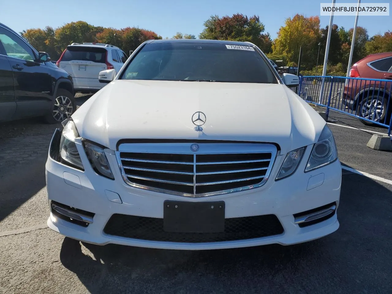 2013 Mercedes-Benz E 350 4Matic VIN: WDDHF8JB1DA729792 Lot: 75523164