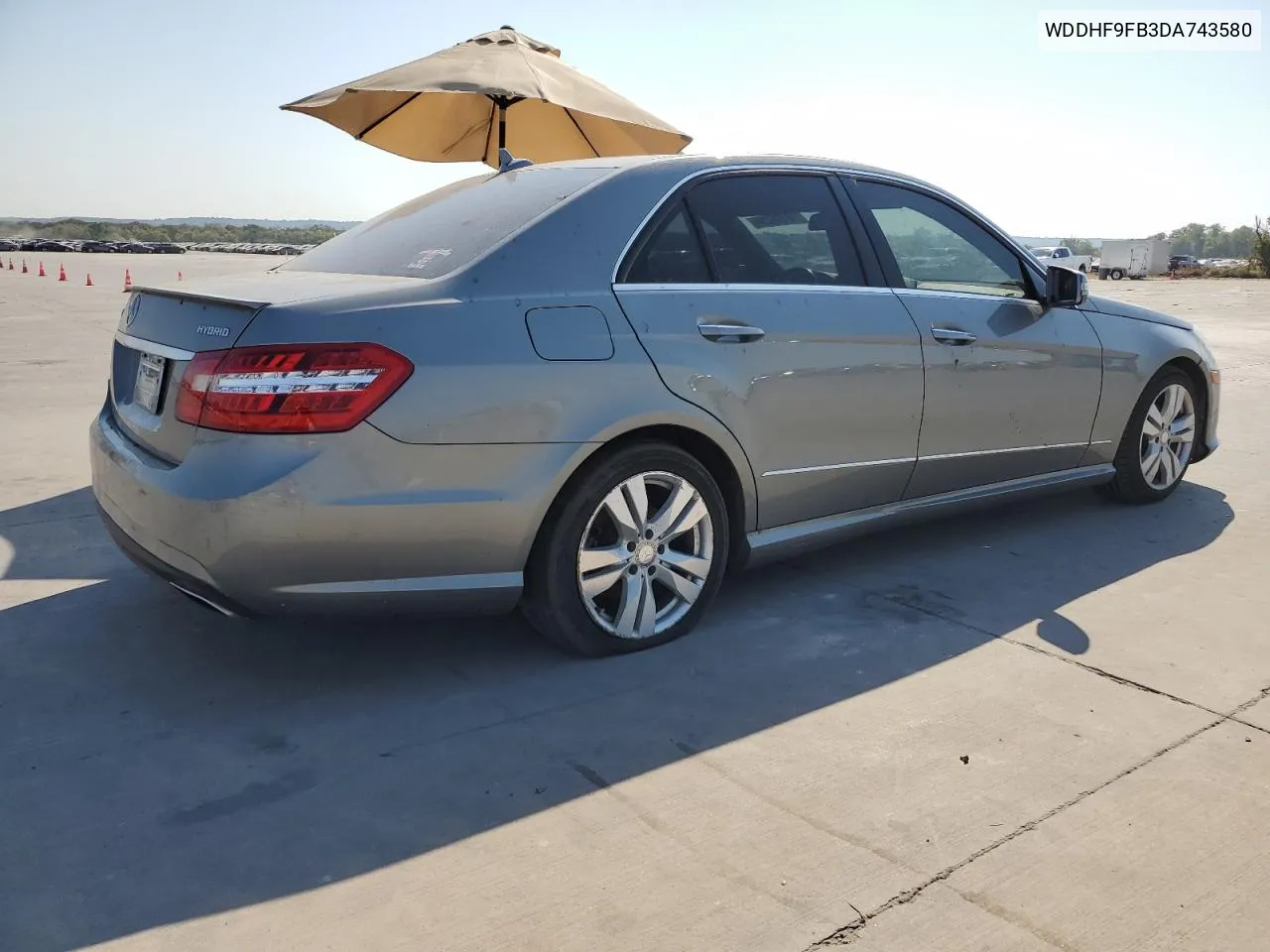 2013 Mercedes-Benz E 400 Hybrid VIN: WDDHF9FB3DA743580 Lot: 76195234