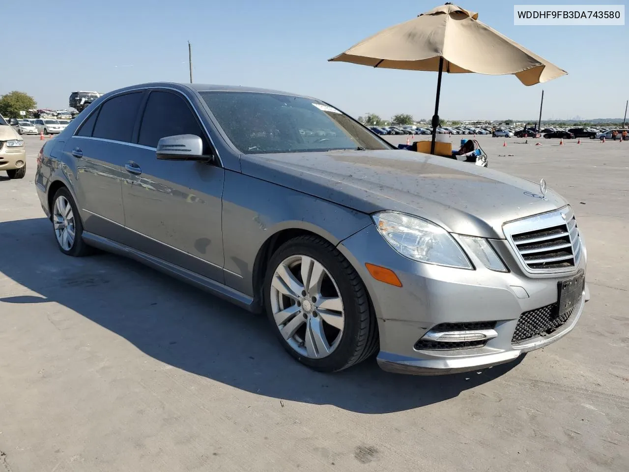 2013 Mercedes-Benz E 400 Hybrid VIN: WDDHF9FB3DA743580 Lot: 76195234