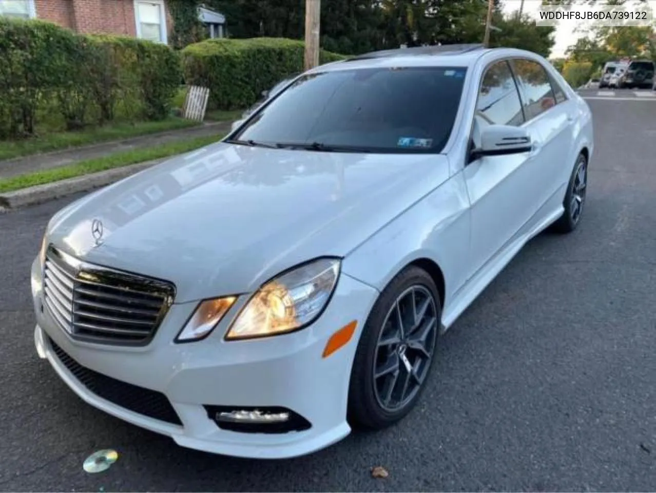 2013 Mercedes-Benz E 350 4Matic VIN: WDDHF8JB6DA739122 Lot: 78211214