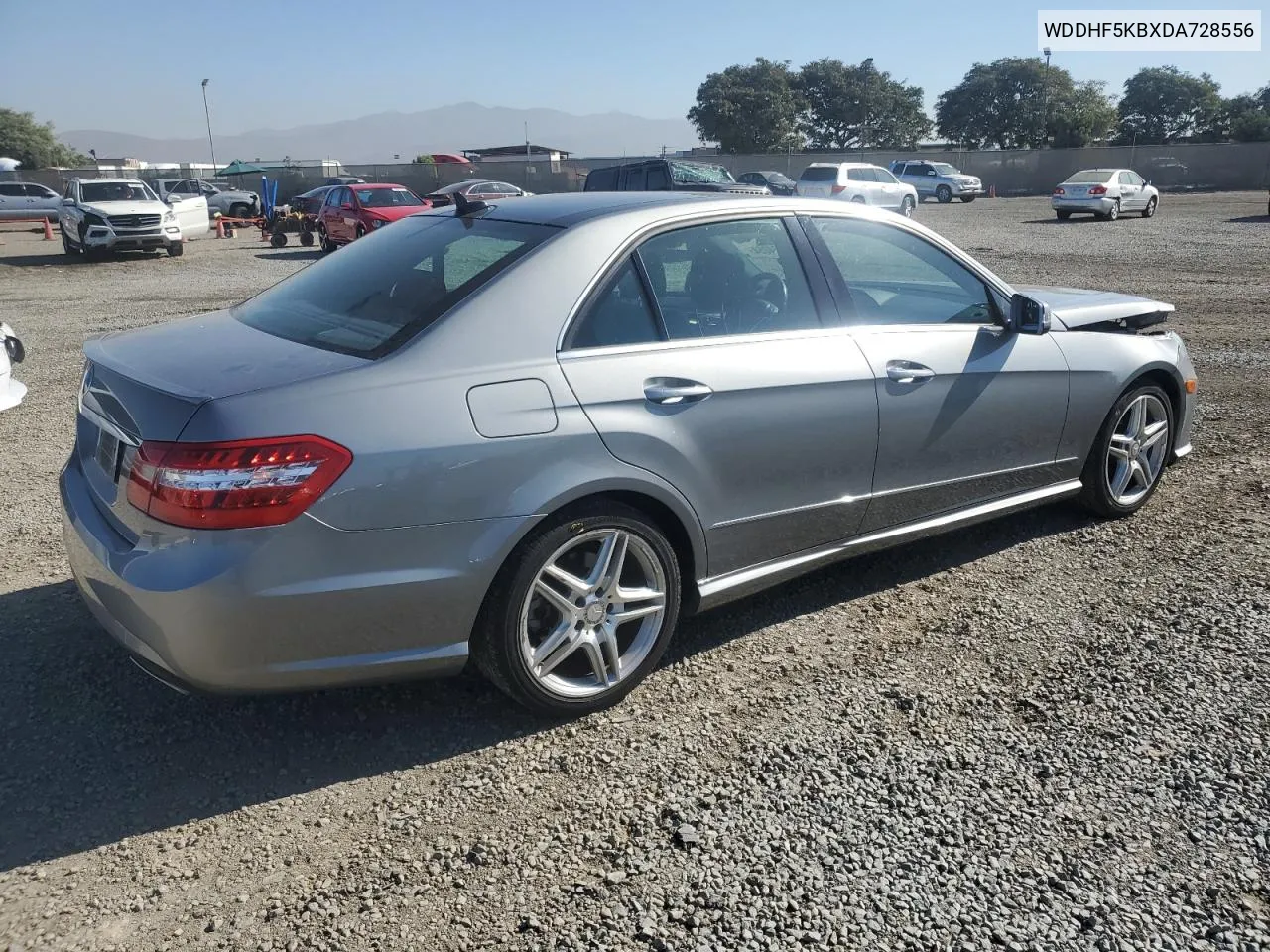 2013 Mercedes-Benz E 350 VIN: WDDHF5KBXDA728556 Lot: 78734054