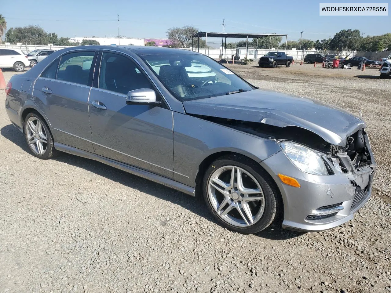 2013 Mercedes-Benz E 350 VIN: WDDHF5KBXDA728556 Lot: 78734054