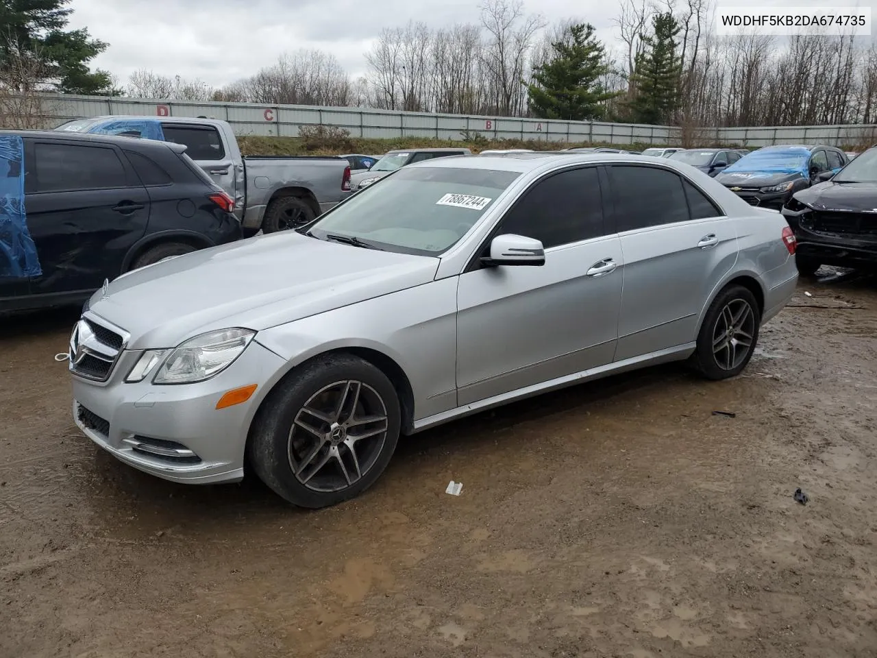 2013 Mercedes-Benz E 350 VIN: WDDHF5KB2DA674735 Lot: 78867244