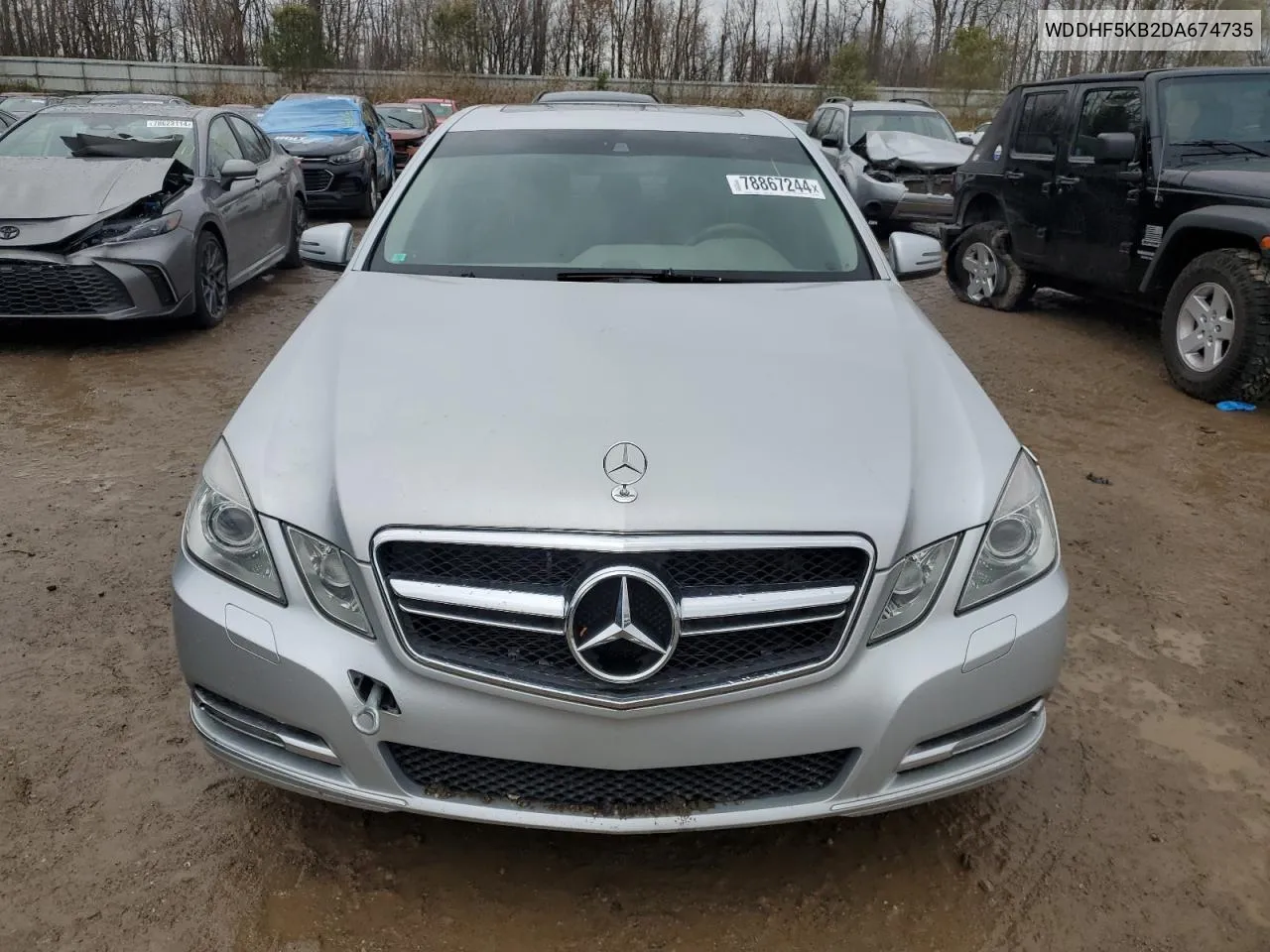 2013 Mercedes-Benz E 350 VIN: WDDHF5KB2DA674735 Lot: 78867244