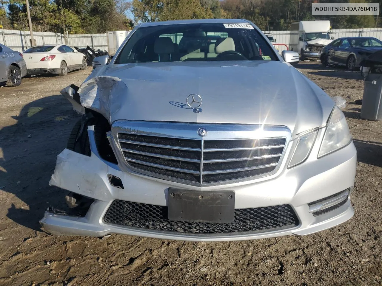 2013 Mercedes-Benz E 350 VIN: WDDHF5KB4DA760418 Lot: 79119114