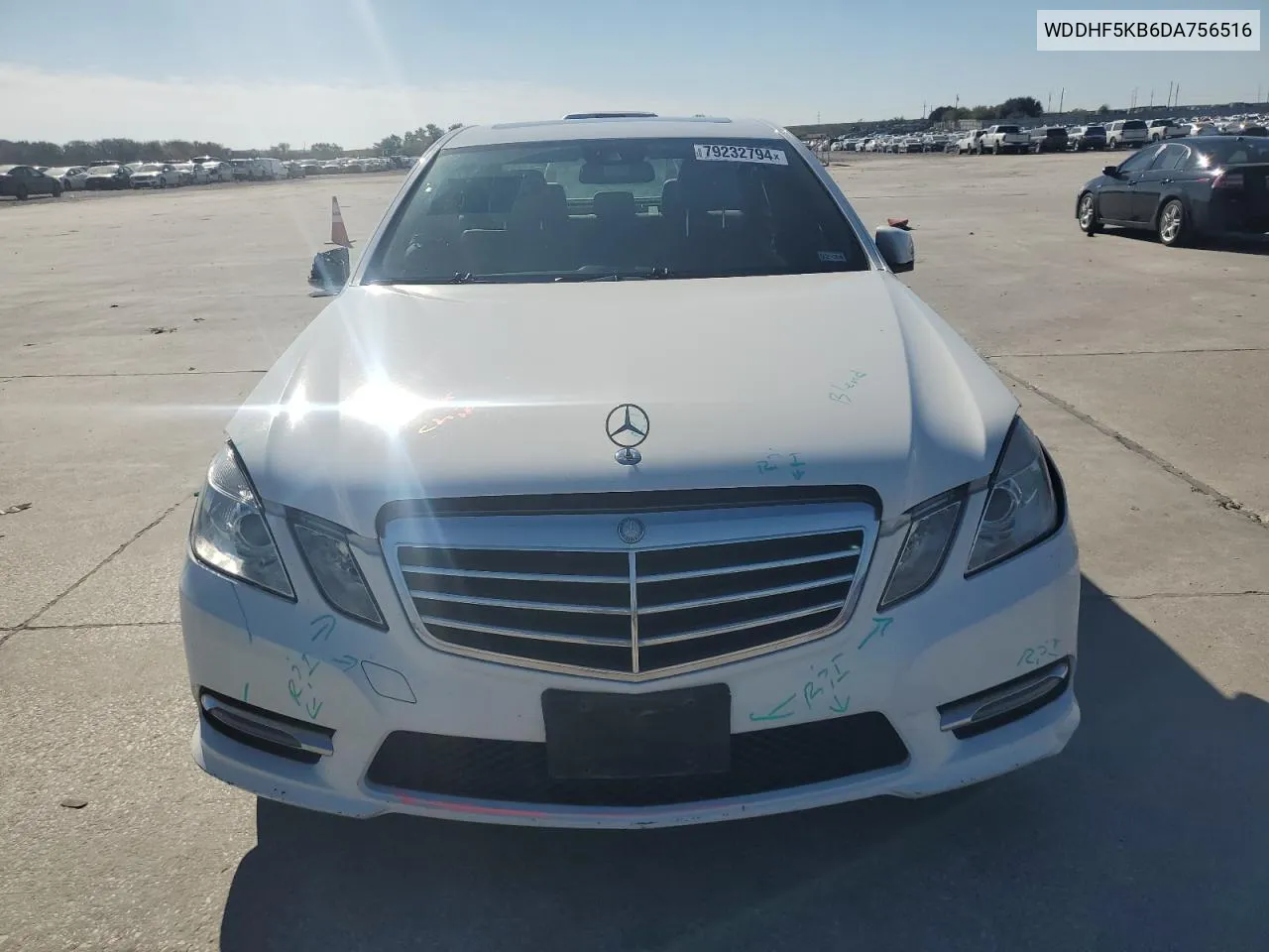 2013 Mercedes-Benz E 350 VIN: WDDHF5KB6DA756516 Lot: 79232794