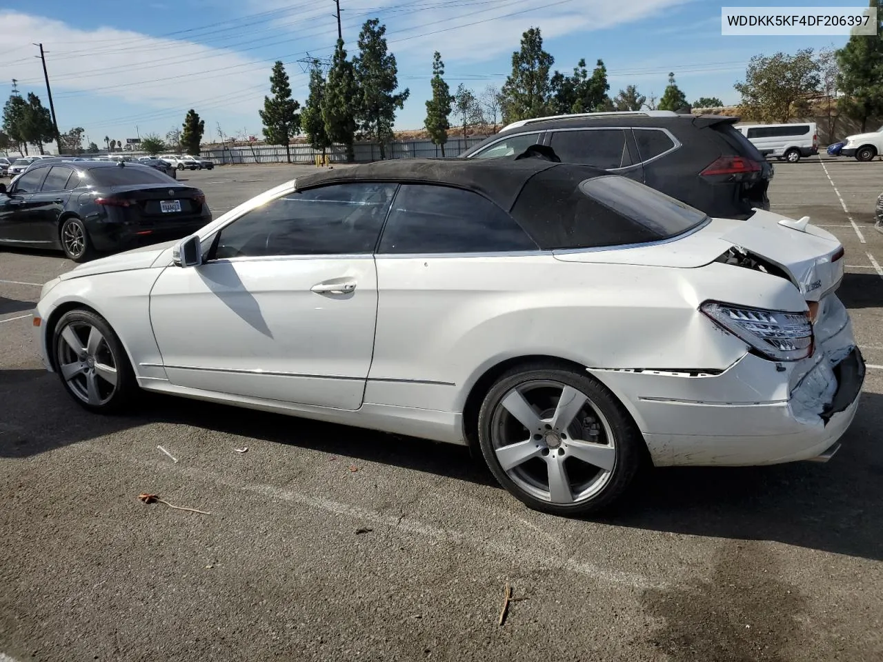 2013 Mercedes-Benz E 350 VIN: WDDKK5KF4DF206397 Lot: 79240864