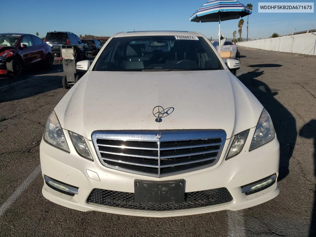 2013 Mercedes-Benz E 350 VIN: WDDHF5KB2DA671673 Lot: 79288074