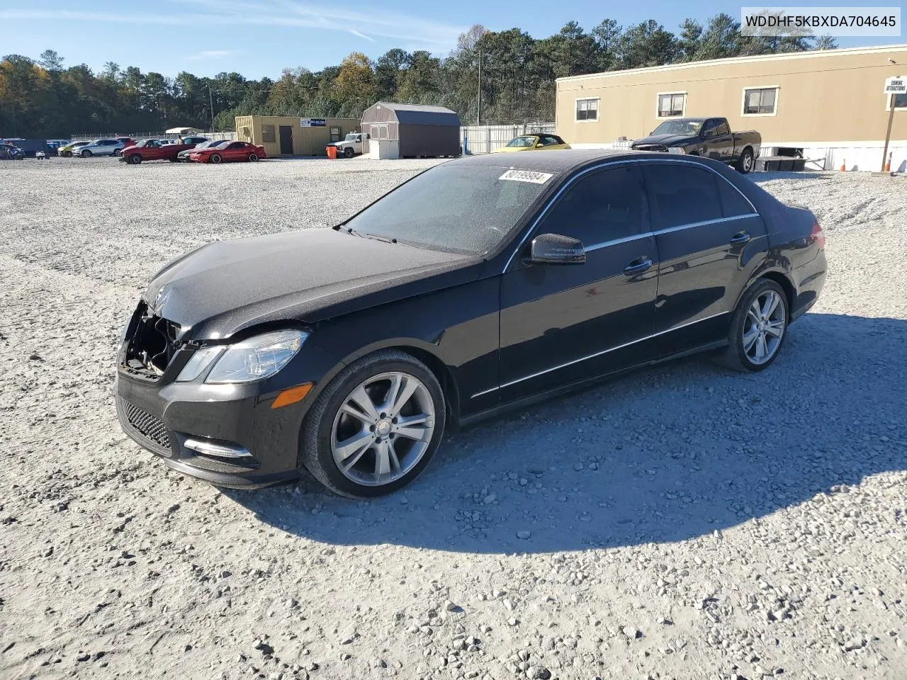 2013 Mercedes-Benz E 350 VIN: WDDHF5KBXDA704645 Lot: 80199984