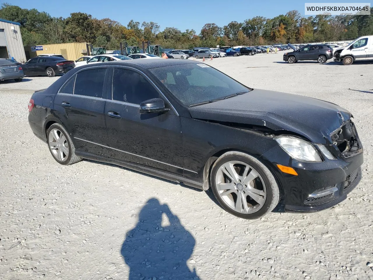 2013 Mercedes-Benz E 350 VIN: WDDHF5KBXDA704645 Lot: 80199984