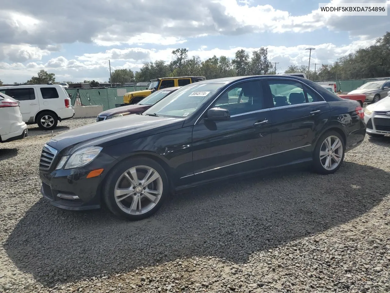 2013 Mercedes-Benz E 350 VIN: WDDHF5KBXDA754896 Lot: 80645774