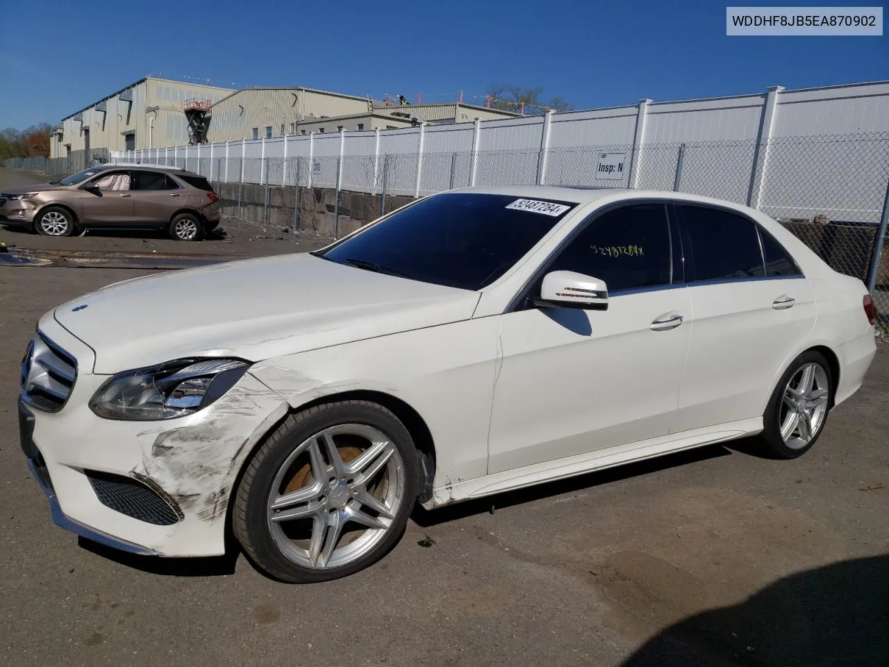 2014 Mercedes-Benz E 350 4Matic VIN: WDDHF8JB5EA870902 Lot: 52487284