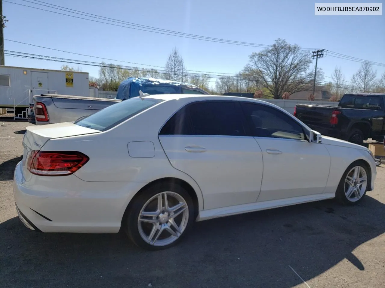 2014 Mercedes-Benz E 350 4Matic VIN: WDDHF8JB5EA870902 Lot: 52487284