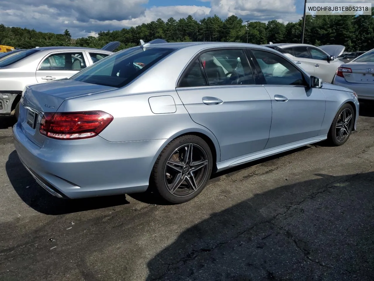 2014 Mercedes-Benz E 350 4Matic VIN: WDDHF8JB1EB052318 Lot: 60081654