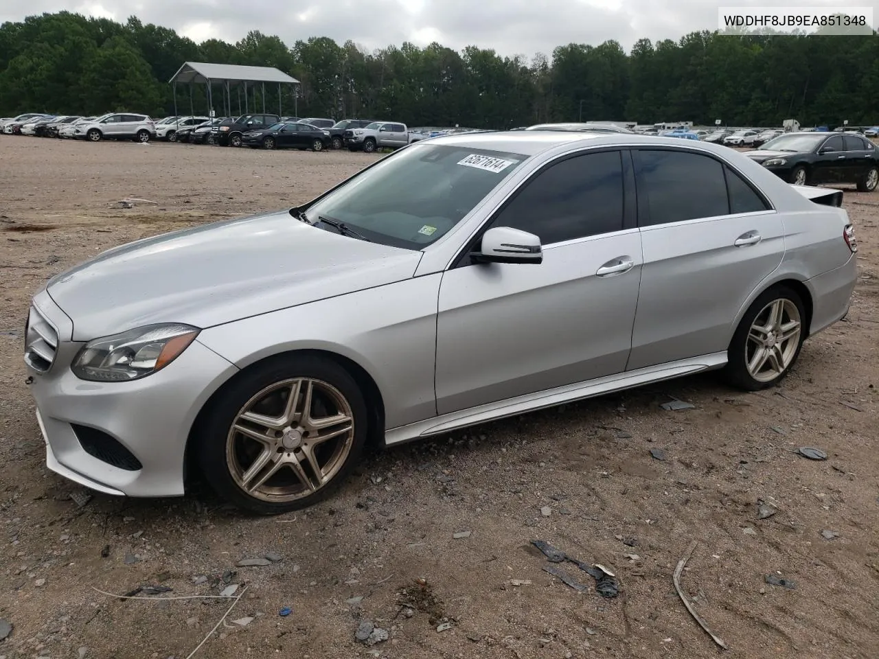 2014 Mercedes-Benz E 350 4Matic VIN: WDDHF8JB9EA851348 Lot: 62671614