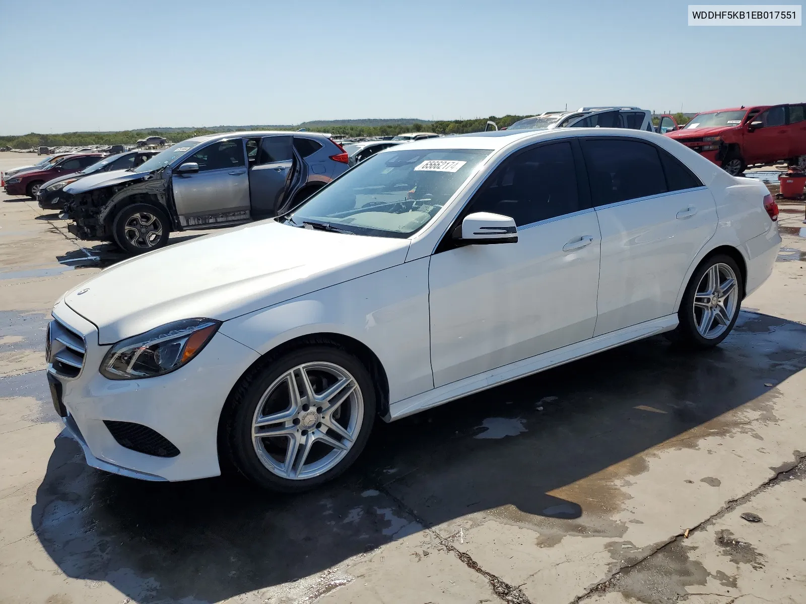 2014 Mercedes-Benz E 350 VIN: WDDHF5KB1EB017551 Lot: 65662174