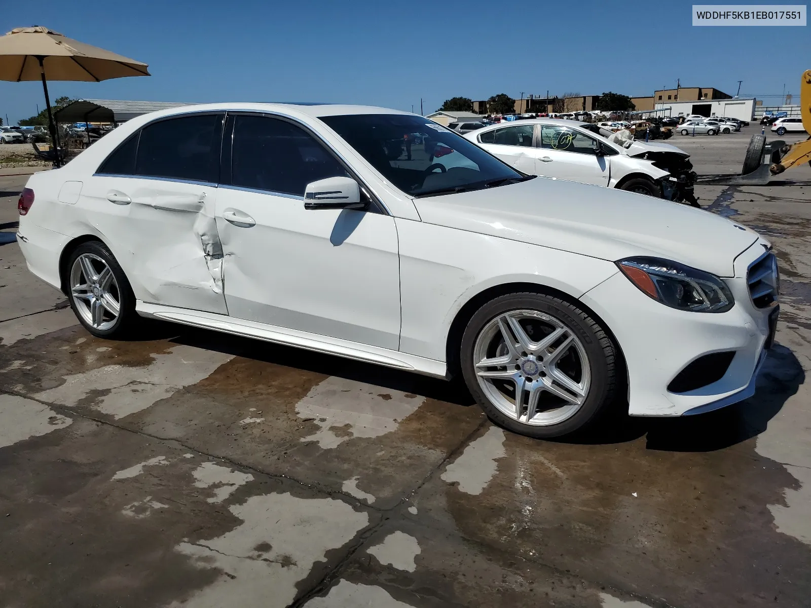 2014 Mercedes-Benz E 350 VIN: WDDHF5KB1EB017551 Lot: 65662174