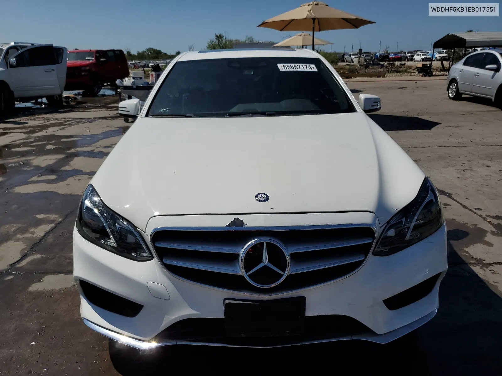 2014 Mercedes-Benz E 350 VIN: WDDHF5KB1EB017551 Lot: 65662174