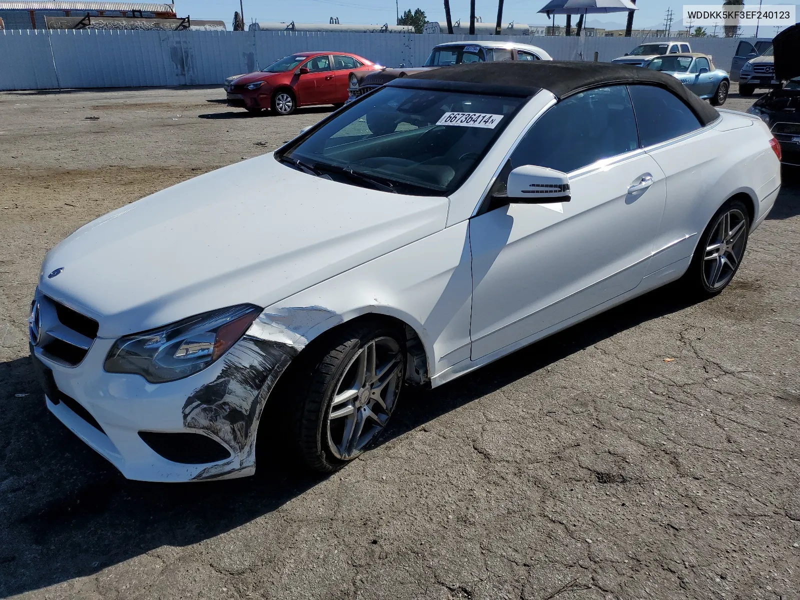 2014 Mercedes-Benz E 350 VIN: WDDKK5KF3EF240123 Lot: 66736414