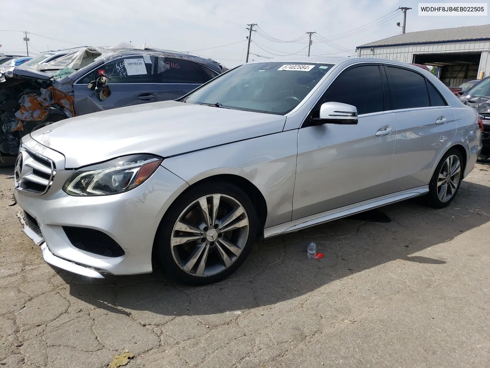 2014 Mercedes-Benz E 350 4Matic VIN: WDDHF8JB4EB022505 Lot: 67402684