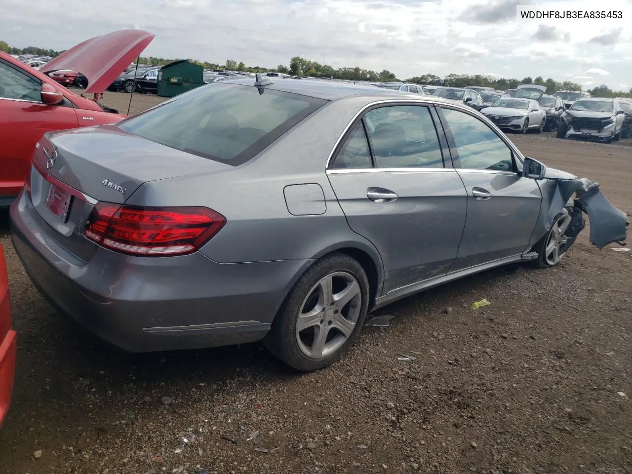 2014 Mercedes-Benz E 350 4Matic VIN: WDDHF8JB3EA835453 Lot: 68145804