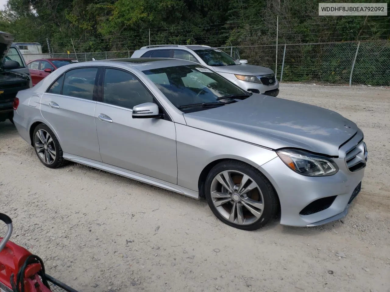 2014 Mercedes-Benz E 350 4Matic VIN: WDDHF8JB0EA792092 Lot: 69655674