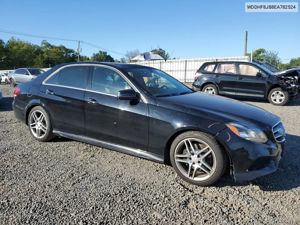 2014 Mercedes-Benz E 350 4Matic VIN: WDDHF8JB8EA782524 Lot: 70866214