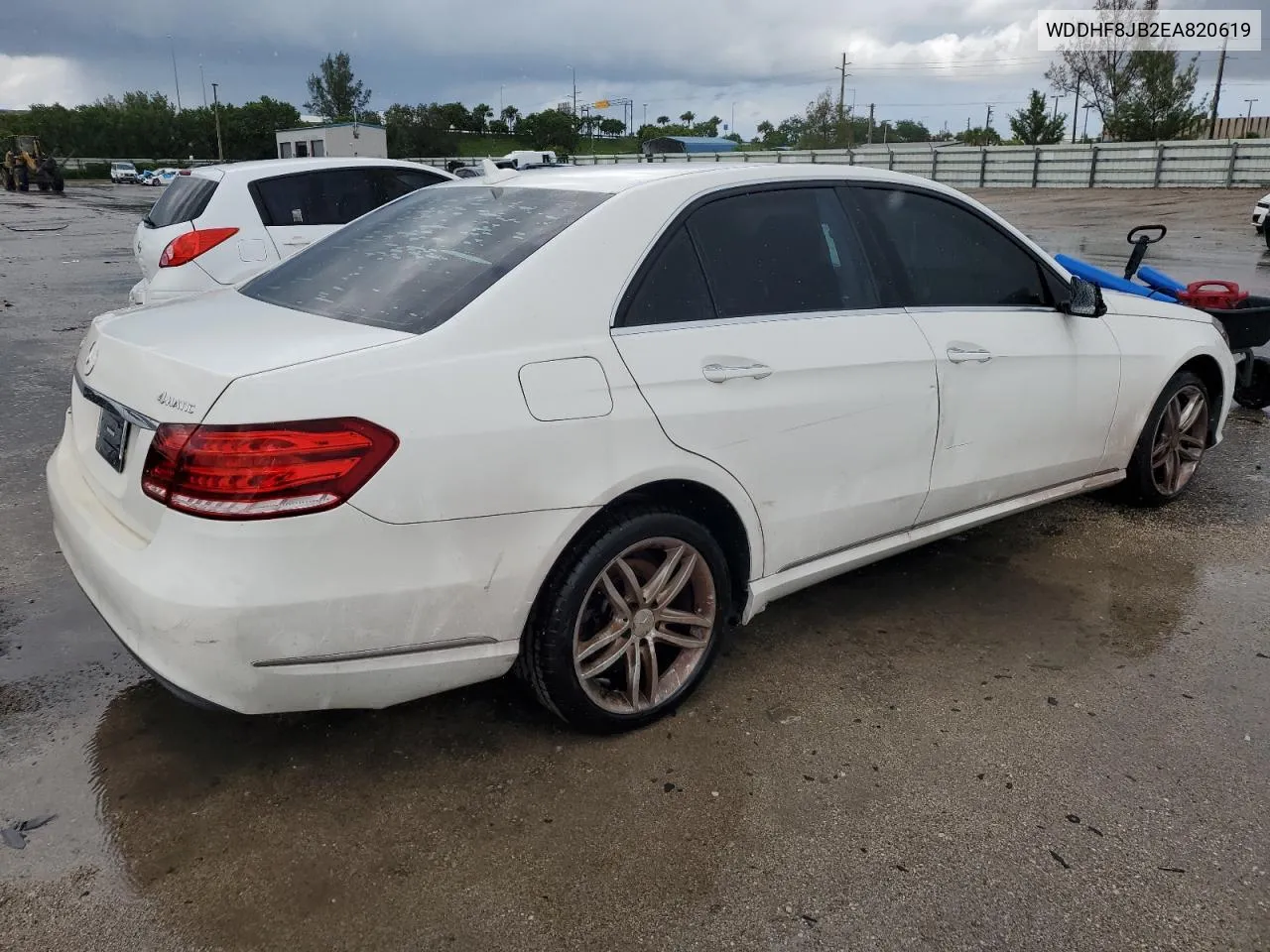 2014 Mercedes-Benz E 350 4Matic VIN: WDDHF8JB2EA820619 Lot: 71353564