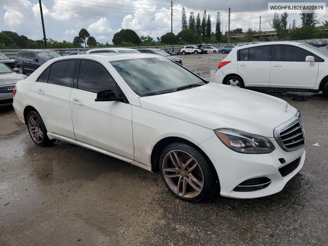 2014 Mercedes-Benz E 350 4Matic VIN: WDDHF8JB2EA820619 Lot: 71353564