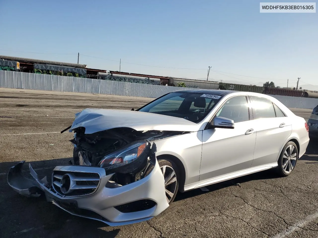 2014 Mercedes-Benz E 350 VIN: WDDHF5KB3EB016305 Lot: 71830294