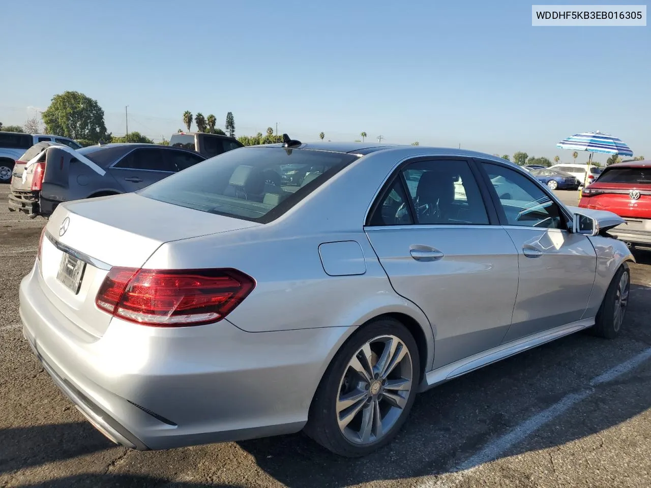 2014 Mercedes-Benz E 350 VIN: WDDHF5KB3EB016305 Lot: 71830294