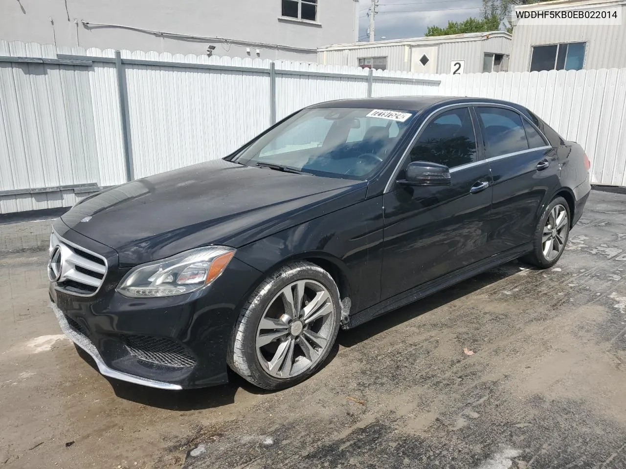 2014 Mercedes-Benz E 350 VIN: WDDHF5KB0EB022014 Lot: 72197524